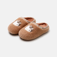 Cozy Plush Hello Kitty Slippers